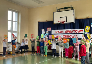 Przedstawienie o zdrowym żywieniu.